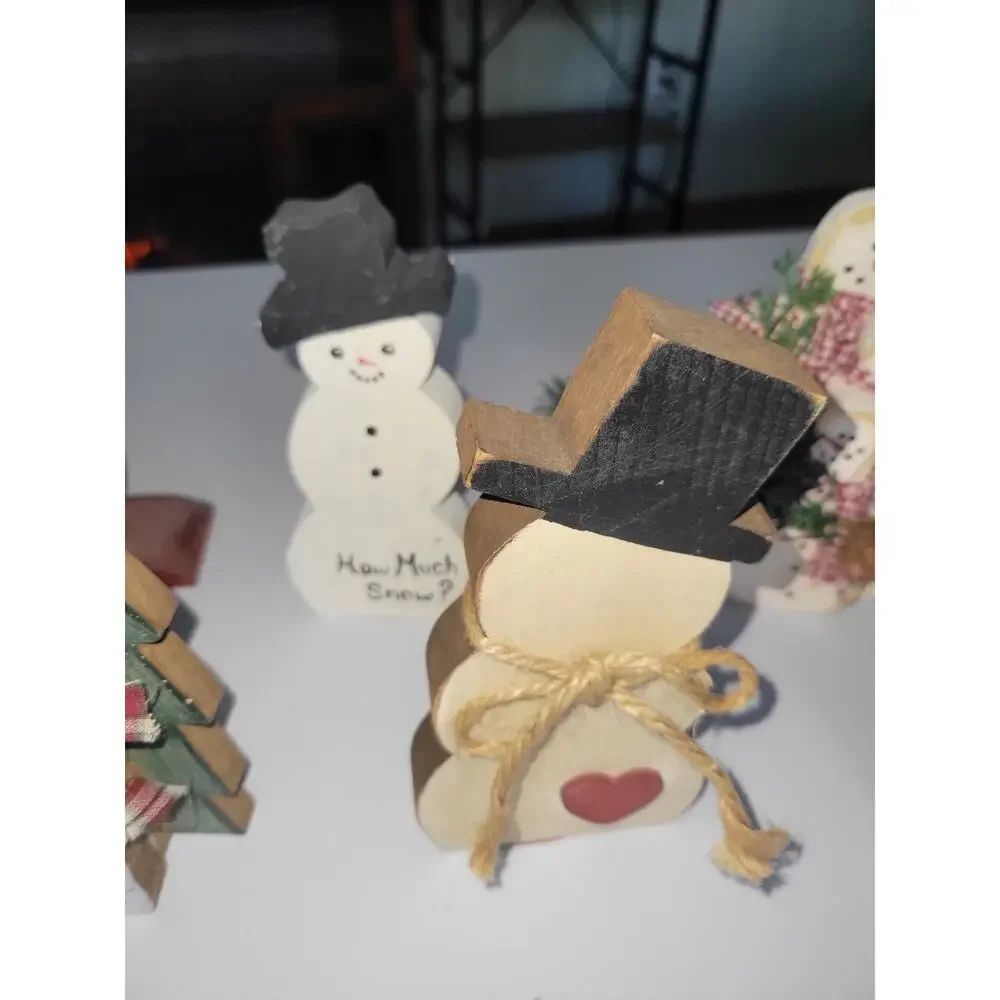 Vintage Snowman Christmas Lot 12